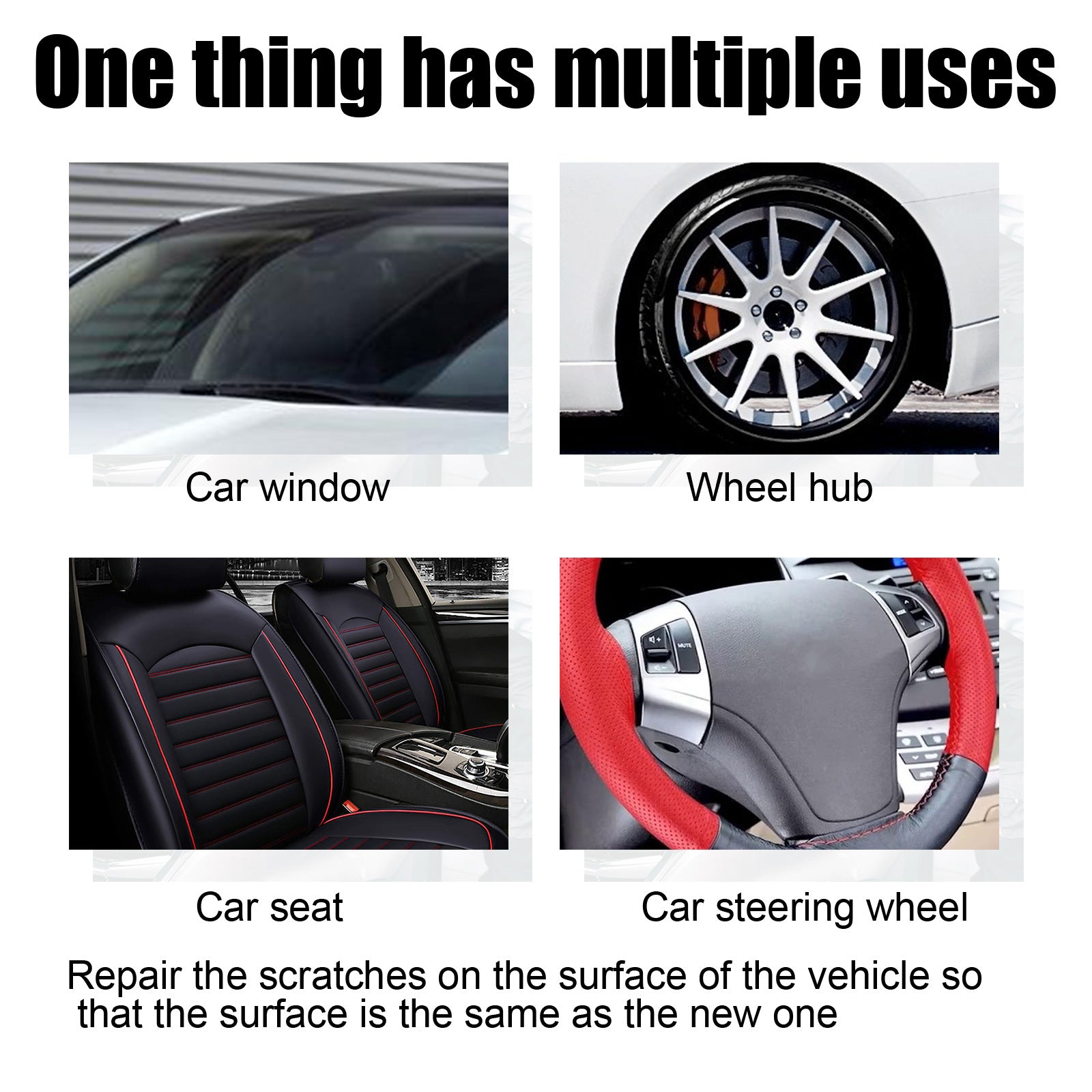 Car Special Paint Scratch Repair Renovation Kit – Deep Clean, Restore & High Gloss Finish