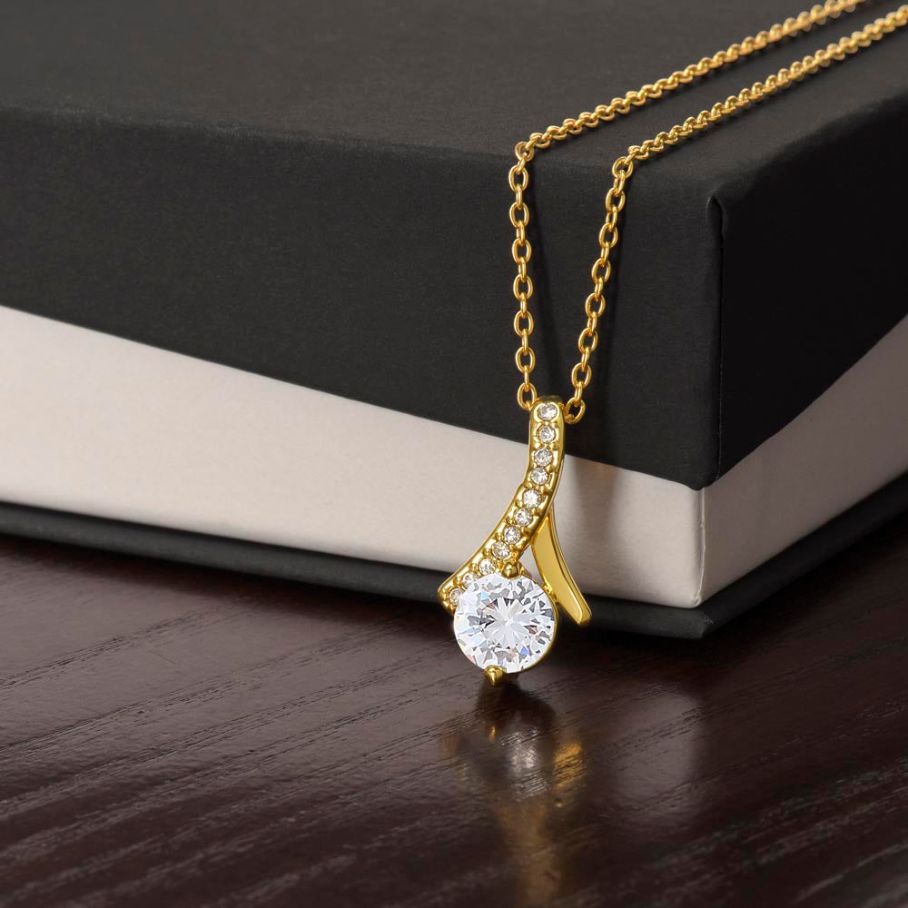 Alluring Beauty Necklace with Message Card — Gift for Her | AYAZAN