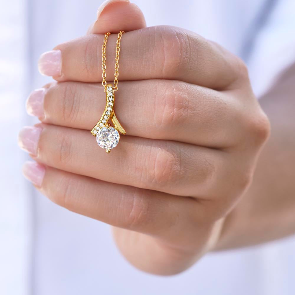 Alluring Beauty Necklace with Message Card — Gift for Her | AYAZAN