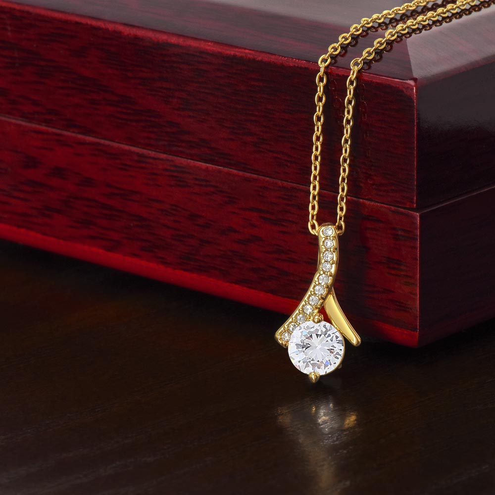 Alluring Beauty Necklace with Message Card — Gift for Her | AYAZAN